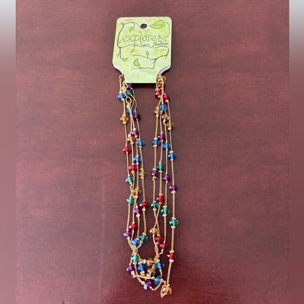 Multi-Color Beaded Necklace